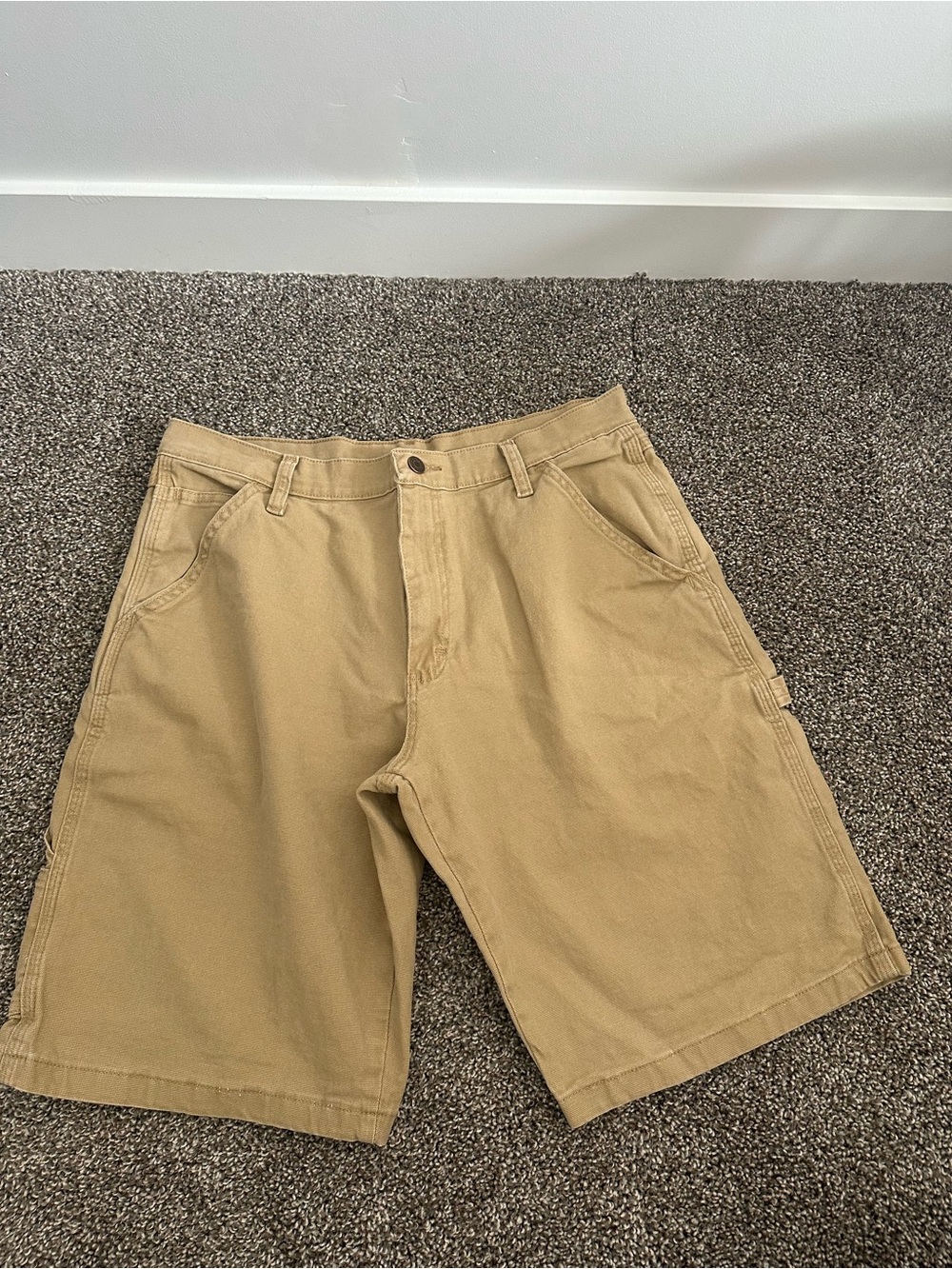 Men's wrangler Tan Work-Style Shorts